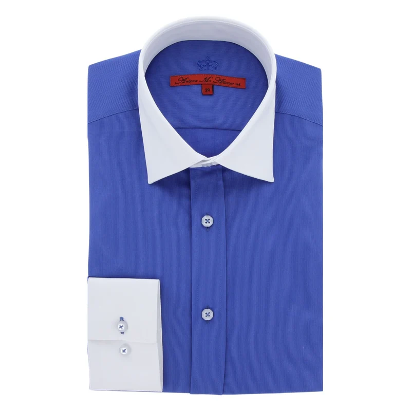 Chemise homme coupe droite unie MILES Andrew Mac Allister