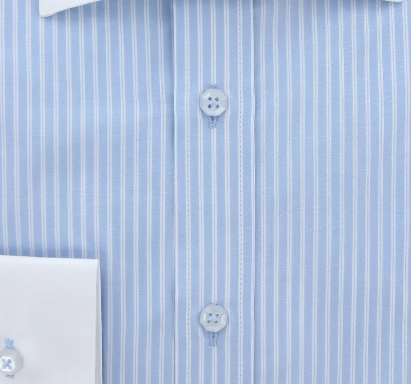 Chemise homme coupe droite à rayures LACITY Andrew Mac Allister