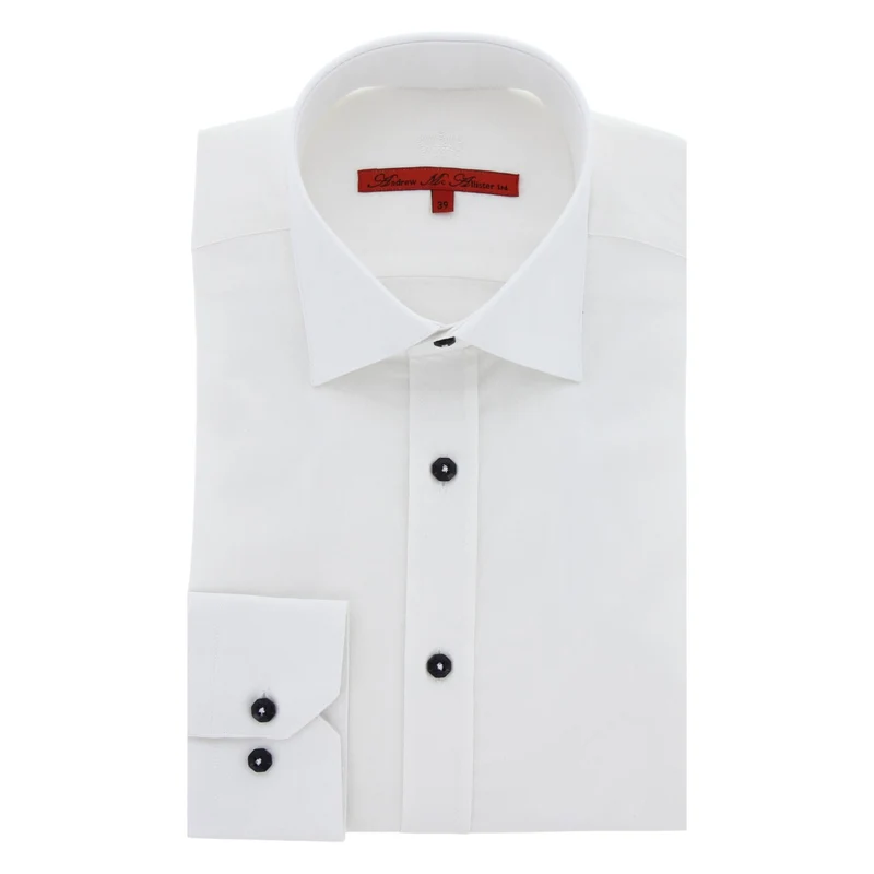 Chemise homme armuré coupe droite unie GARY Andrew Mac Allister