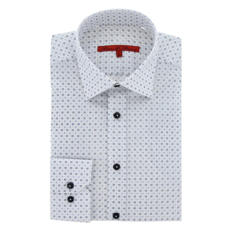 Chemise homme coupe droite à motifs SOHO Andrew Mac Allister