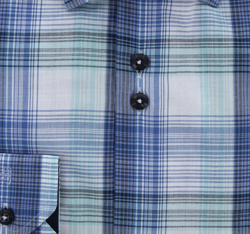 Chemise homme coupe droite à carreaux OVIDIO Emporio Balzani