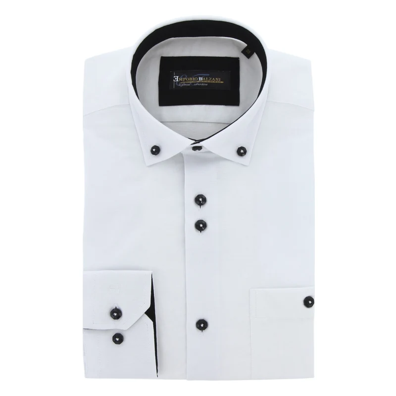 Chemise homme coupe droite unie COSTANTINO Emporio Balzani