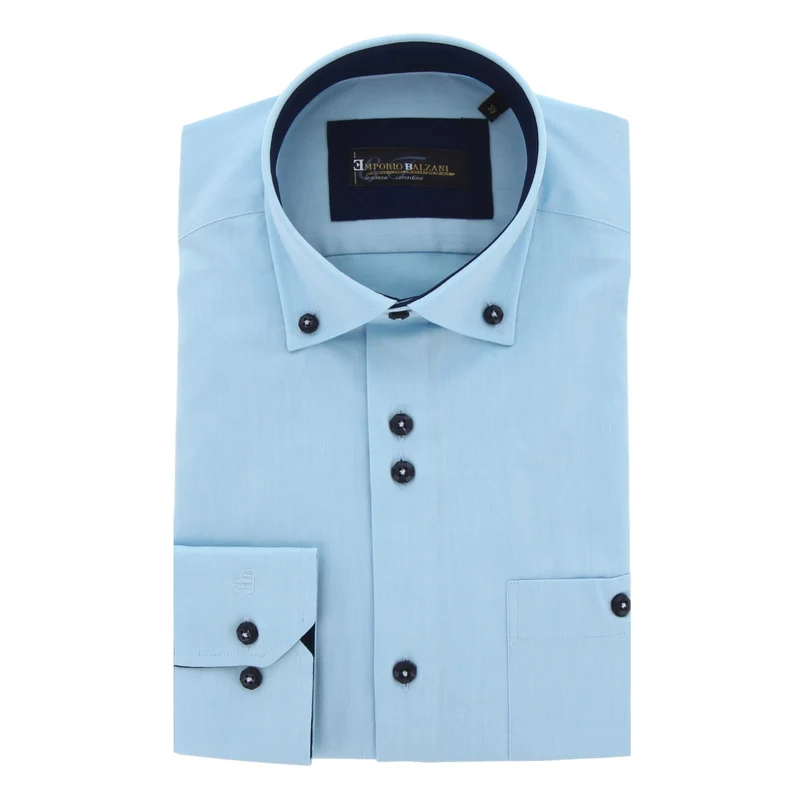 Chemise homme coupe droite unie CARMELO Emporio Balzani