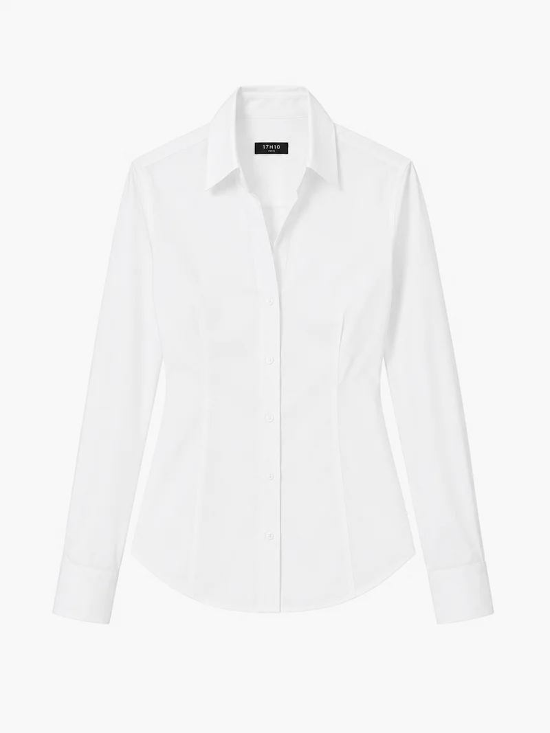 Chemise cintrée Adda - Blanche