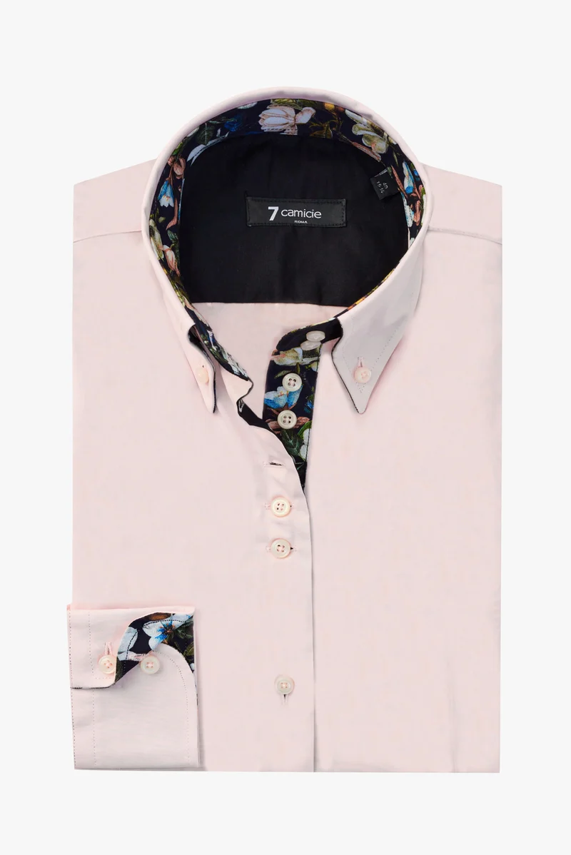Silvia Iconic Poplin Stretch Women’s Shirt Pink