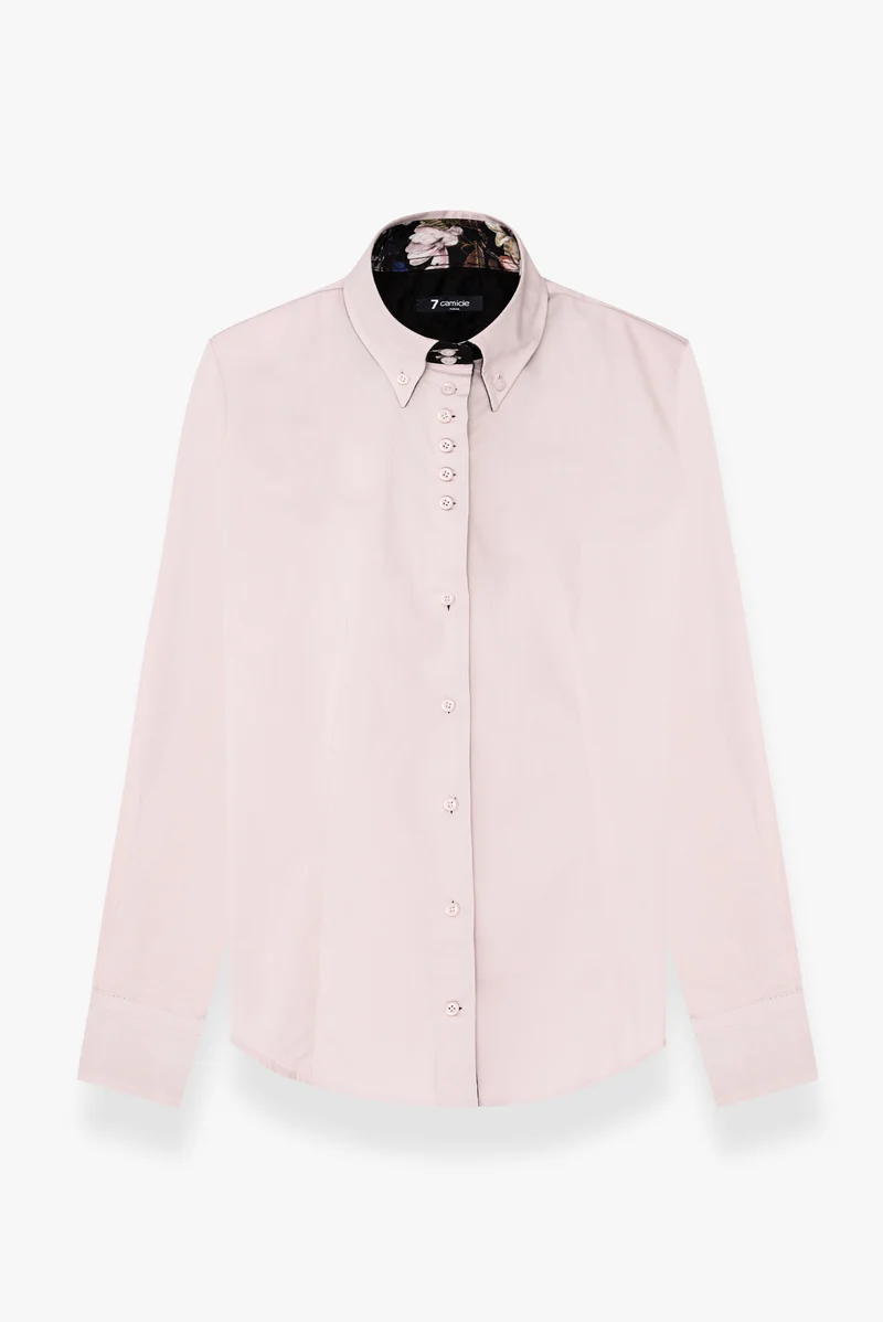 Silvia Iconic Poplin Stretch Women’s Shirt Pink