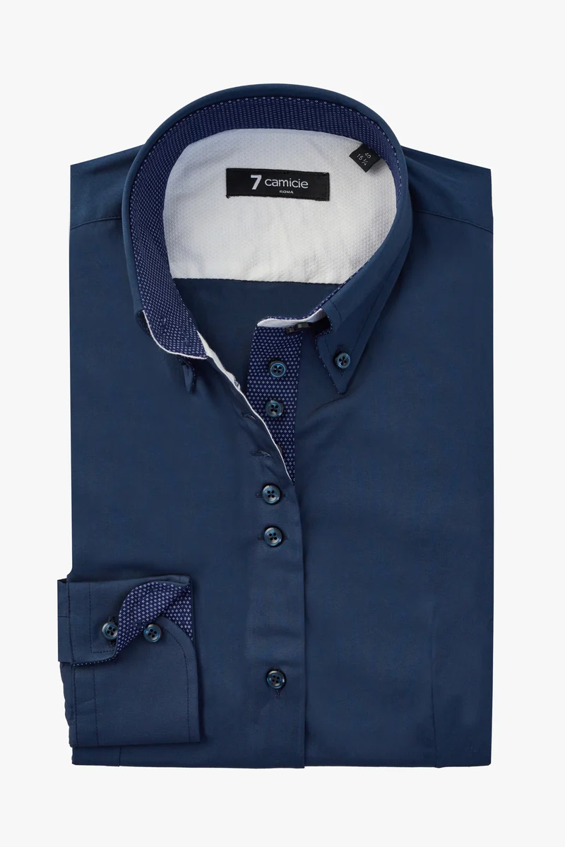 Silvia Iconic Poplin Stretch Women Shirt Blue