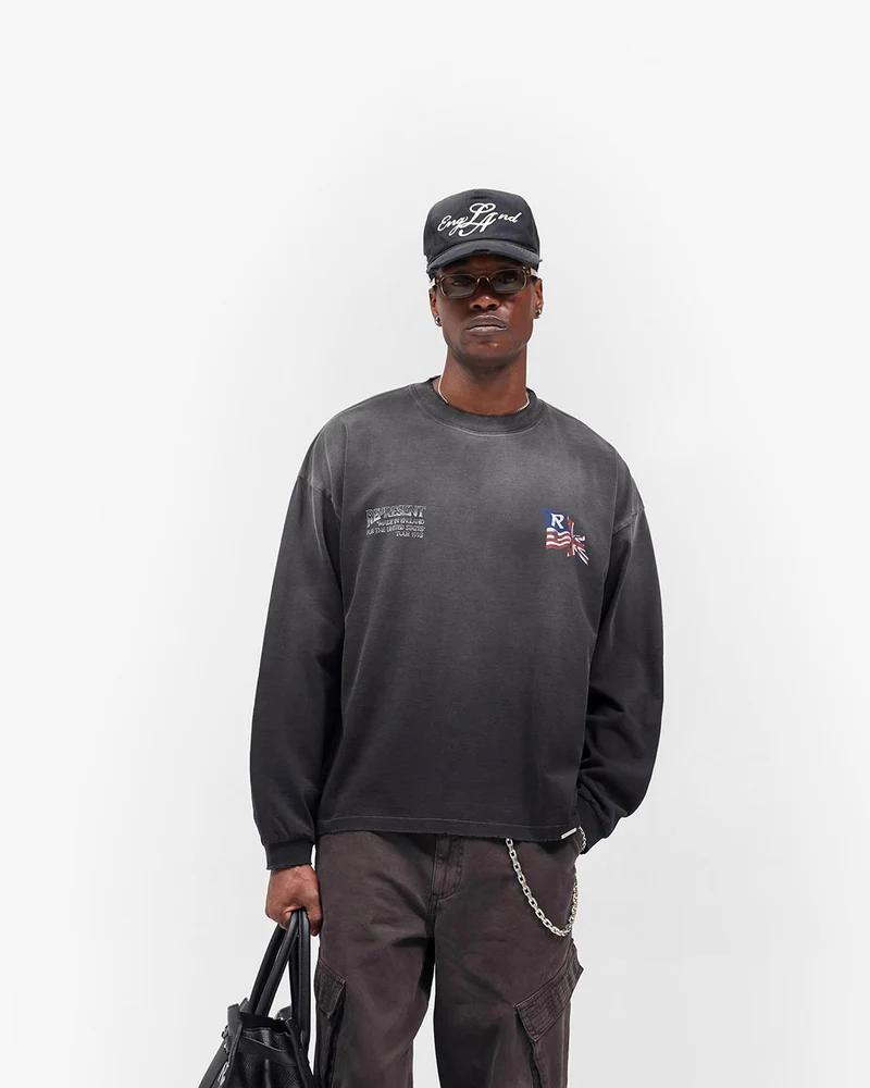Eagle Long Sleeve T-Shirt - Black
