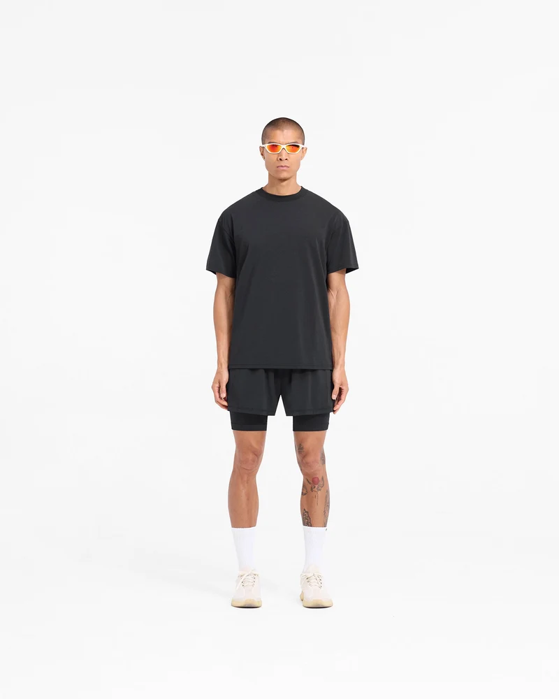 247 DNA Oversized T-Shirt - Jet Black