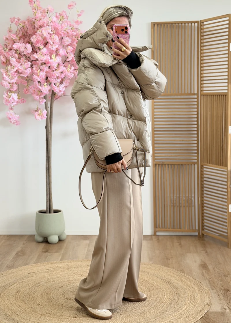 Doudoune avec capuche amovible - 100% polyester