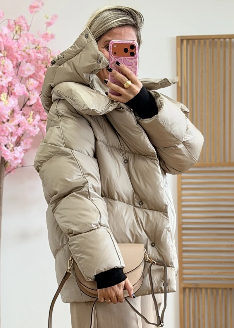 Doudoune avec capuche amovible - 100% polyester
