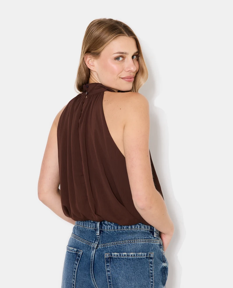 Top boule emmanchures américaines