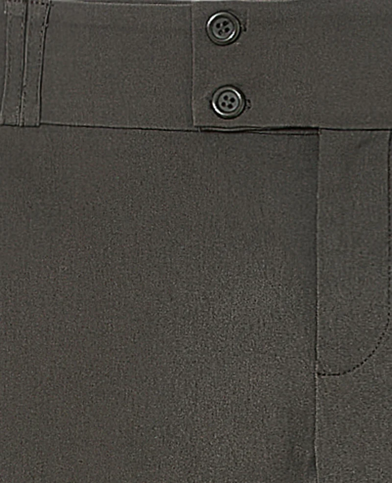 Pantalon flare taille basse en tissu stretch