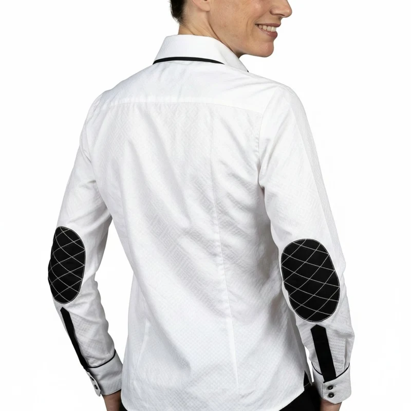 Chemise femme cintrée double col unie JASMINE Andrew Mc Allister