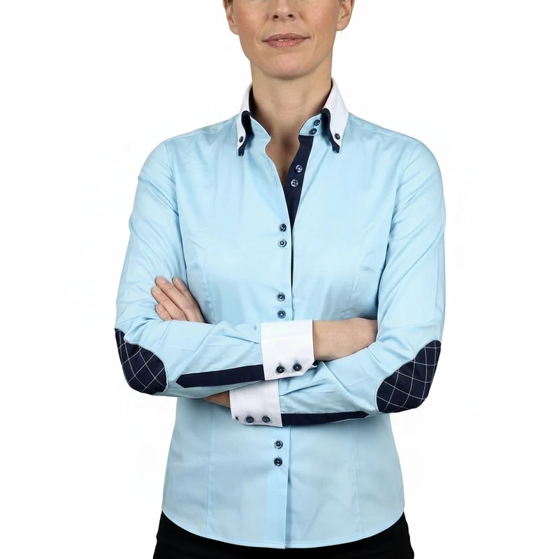 Chemise femme cintrée double col OCEANIE Andrew Mc Allister