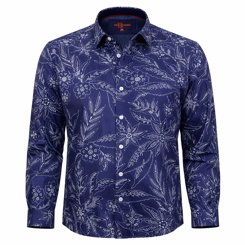 Chemise homme grande taille à motifs coupe confort VACANZA Doublissimo