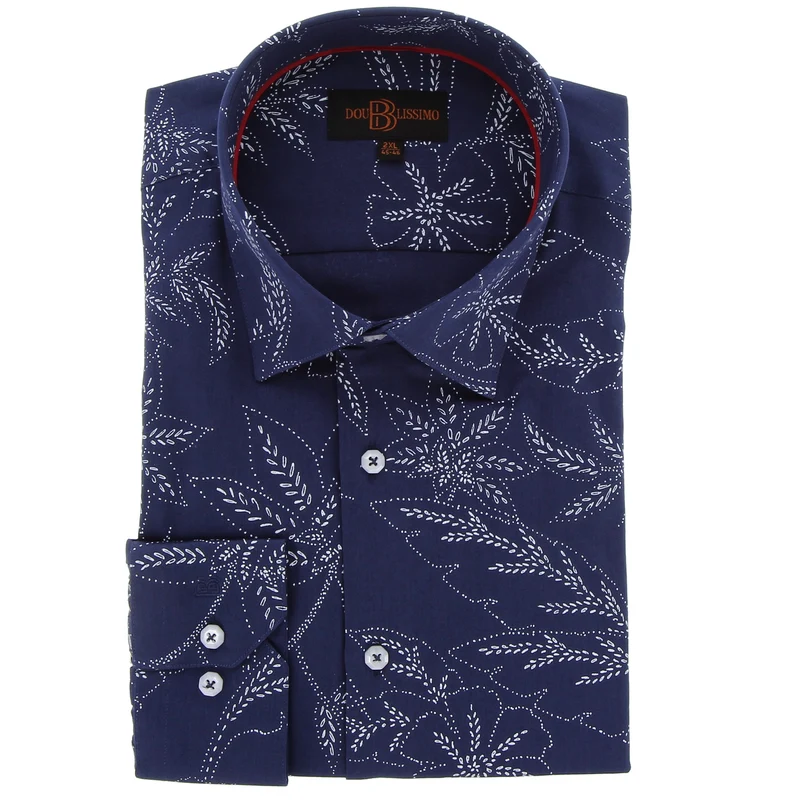 Chemise homme grande taille à motifs coupe confort VACANZA Doublissimo