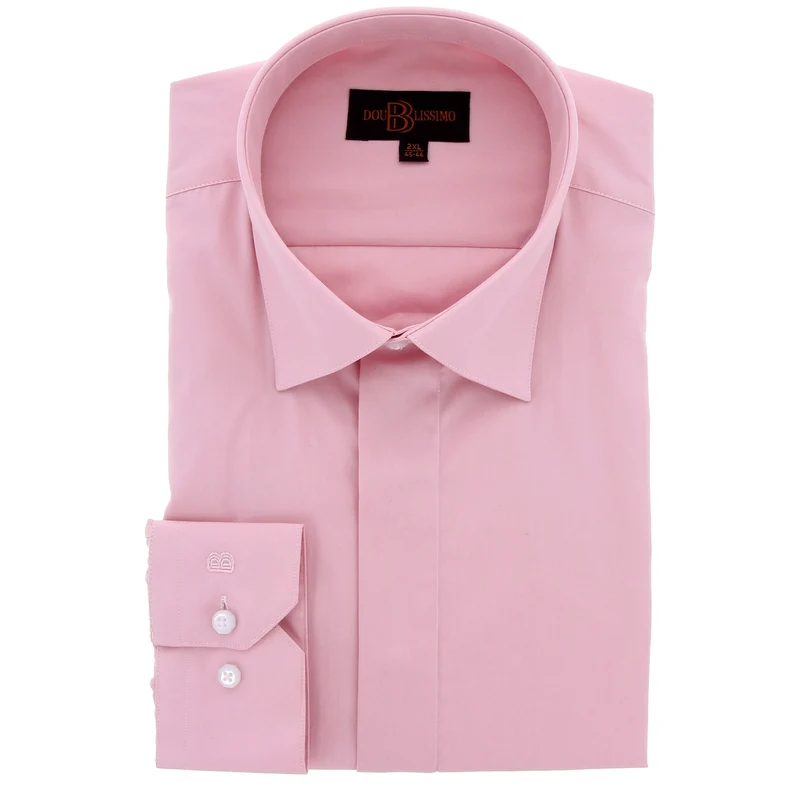 Chemise homme grande taille unie coupe confort NASCOSA Doublissimo