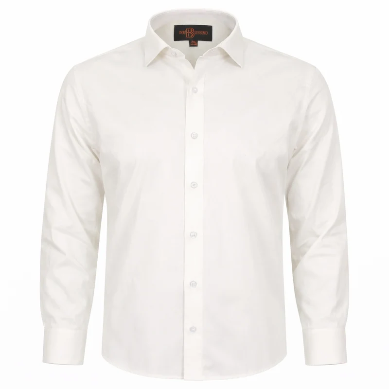Chemise homme grande taille unie coupe confort VELLUTO Doublissimo