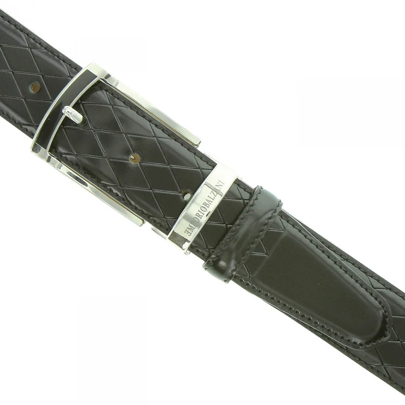 Ceinture homme cuir véritable LOSANGE Emporio balzani
