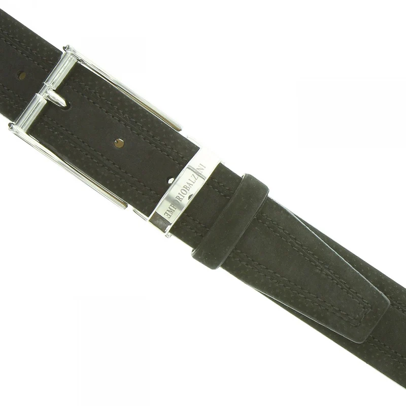 Ceinture homme cuir véritable NUBUCK NEW Emporio balzani