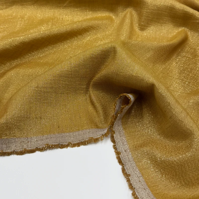 Tissu Tailleur Lin Rayonne Labellisé - Métallisé, Ingri