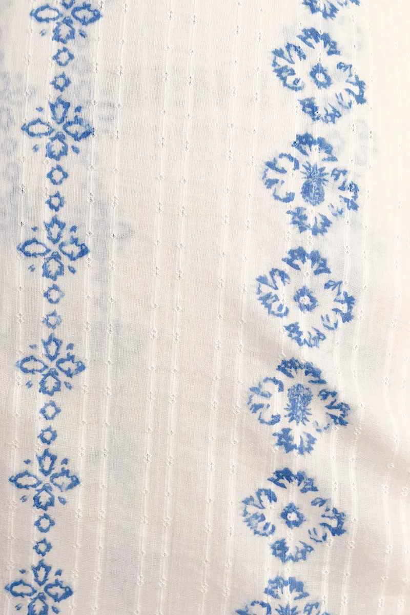 Coris|Cotton Collared Tie Front Shrit