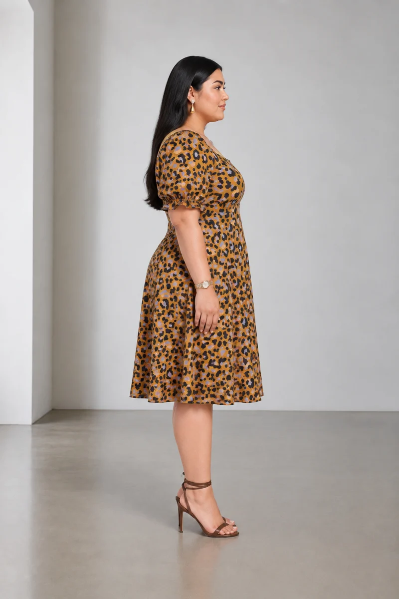 Zinia|Viscose Sweetheart Mini Dress