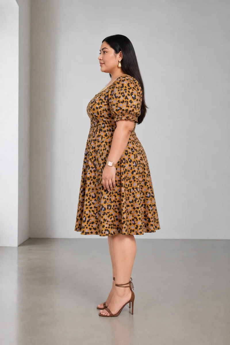 Zinia|Viscose Sweetheart Mini Dress