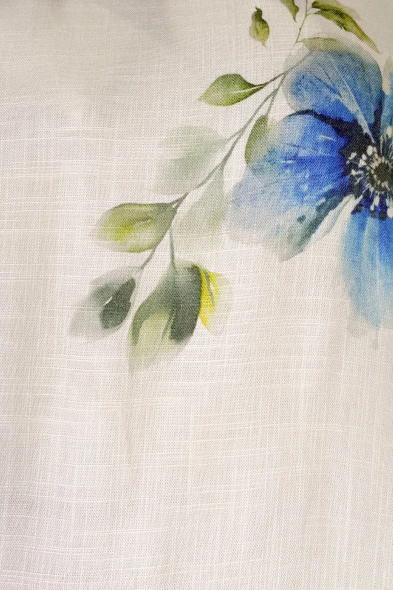 Lumia|Viscose Printed Tieup Neck Top