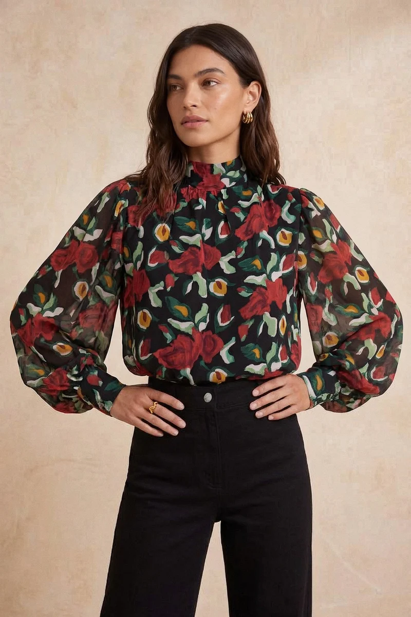 Blouse Galatéa Rose des Nuits