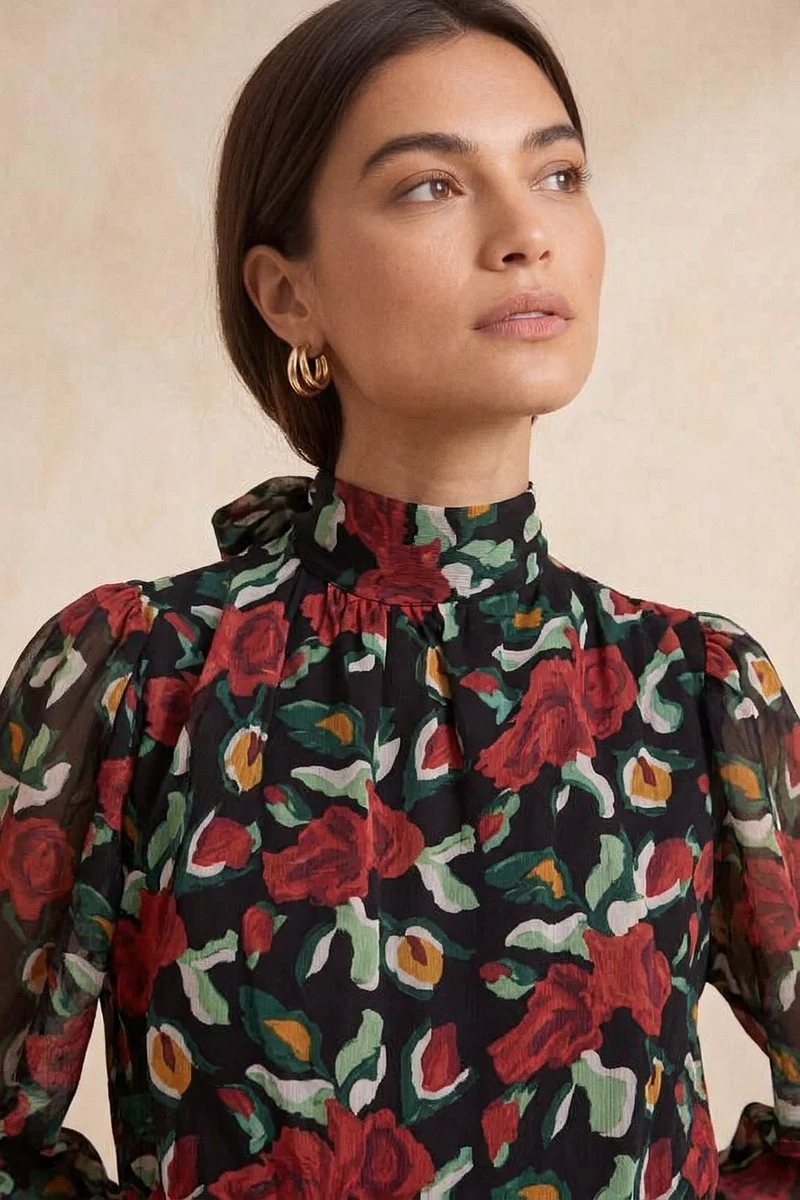 Blouse Galatéa Rose des Nuits