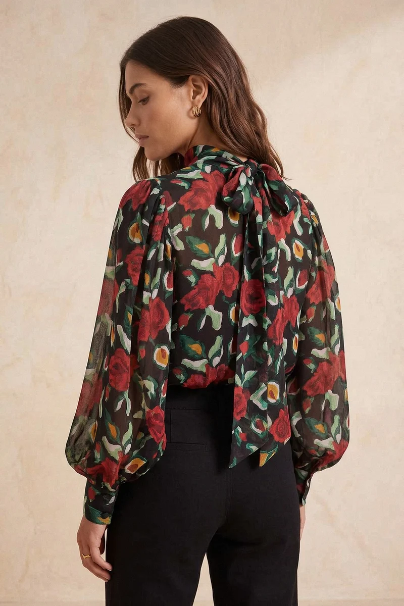 Blouse Galatéa Rose des Nuits