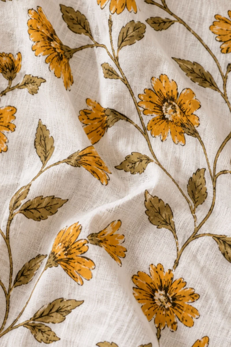 Roslin|Ivory Botanical Print Elasticated Waist Blouse