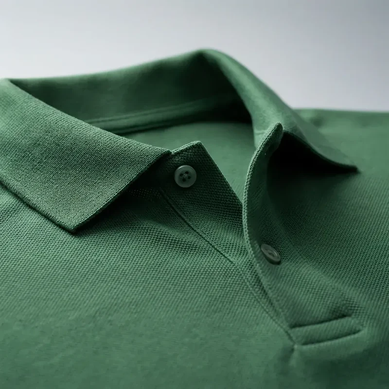 Polo vert homme | Coton bio