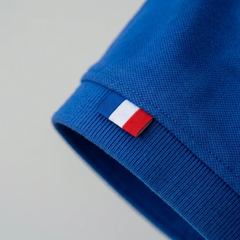 Polo bleu roi homme | Coton bio