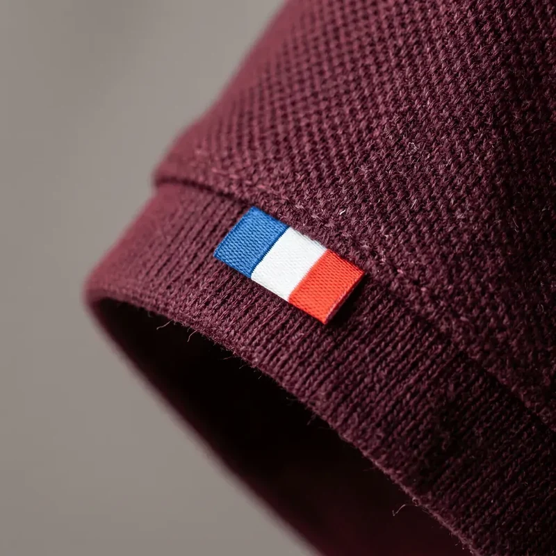 Polo bordeaux homme | Coton bio