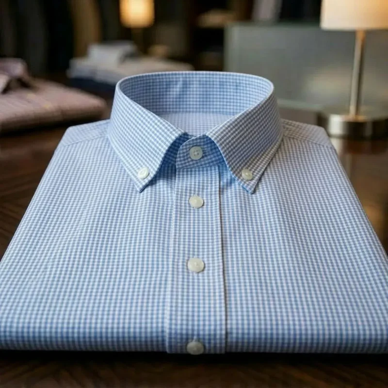 CHEMISE CARREAUX BLEU HOMME | CIEL