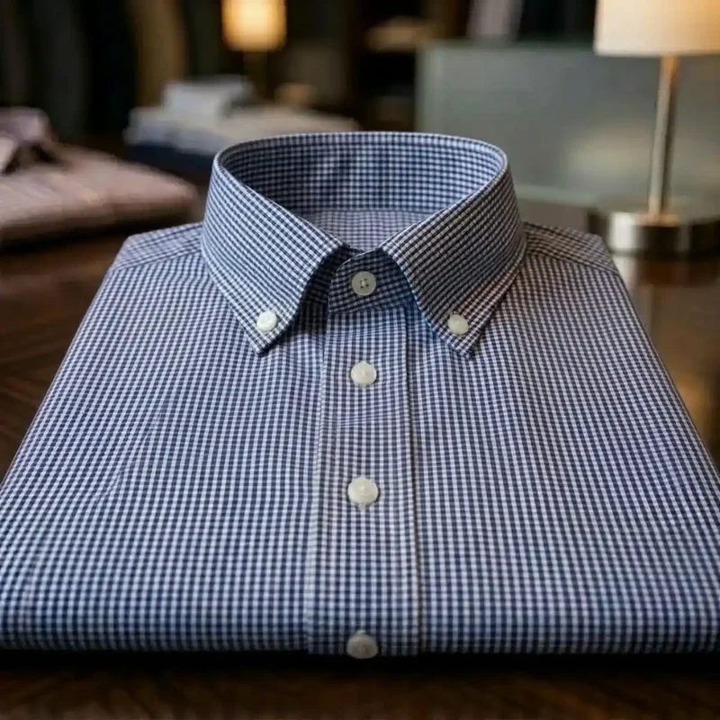 CHEMISE CARREAUX BLEU HOMME | MARINE