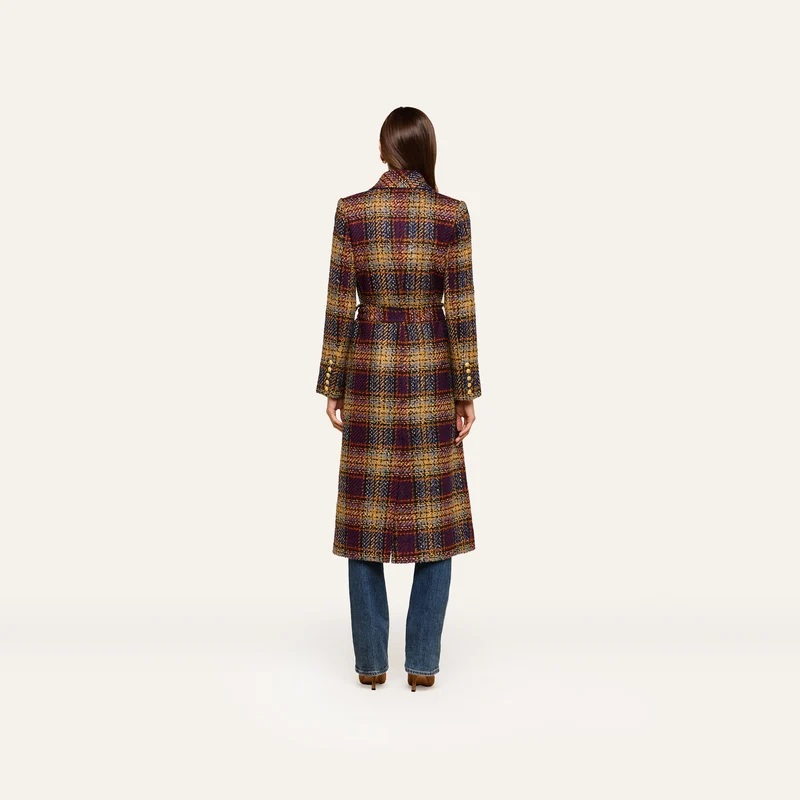 Kolina Tweed Long Coat