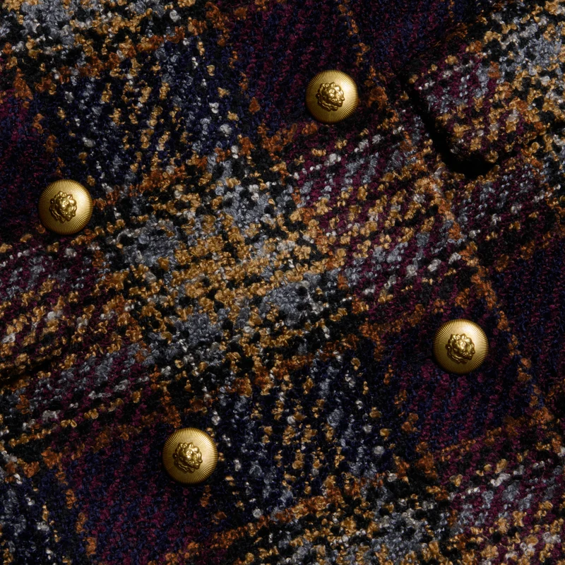 Kolina Tweed Long Coat