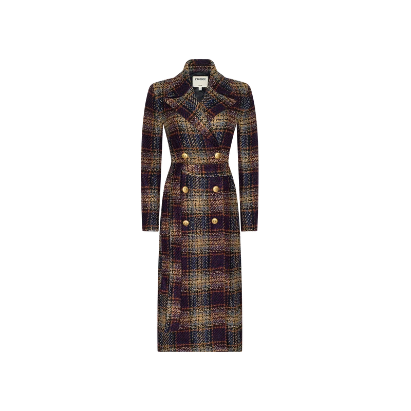 Kolina Tweed Long Coat