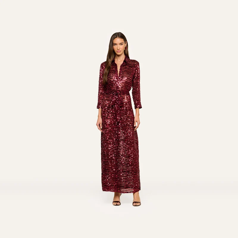 Cameron Sequin Shirt Dress