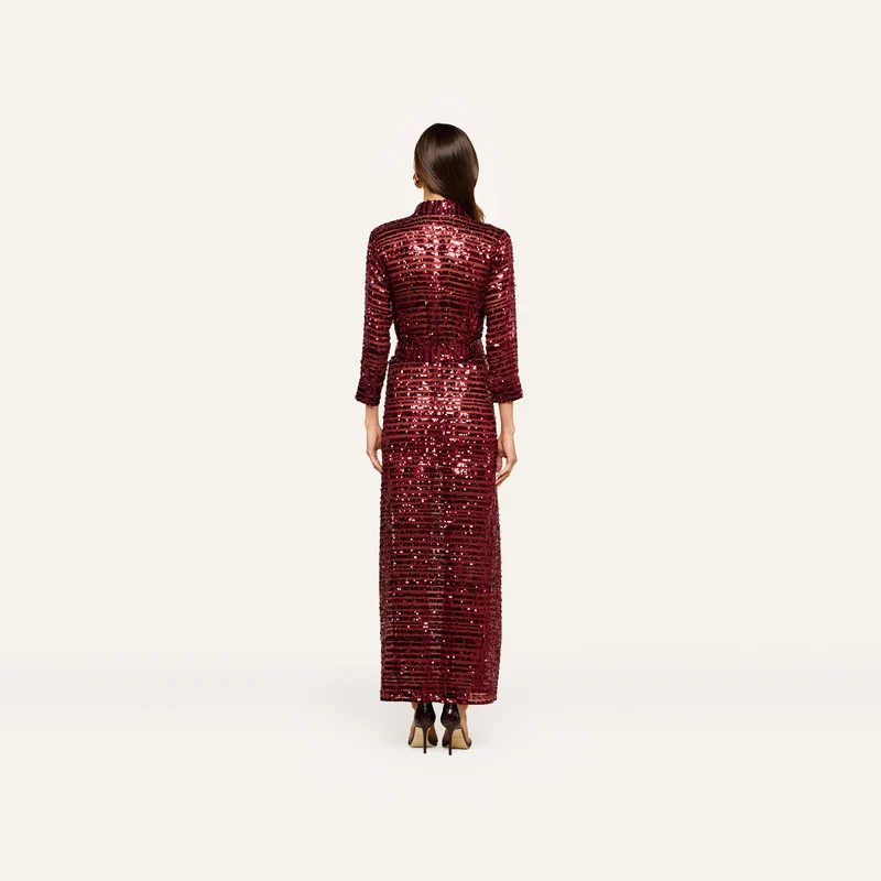 Cameron Sequin Shirt Dress