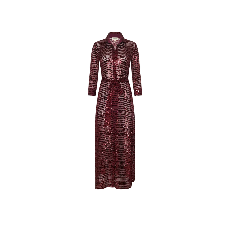Cameron Sequin Shirt Dress