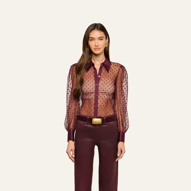 Sophie Swiss Dot Blouse