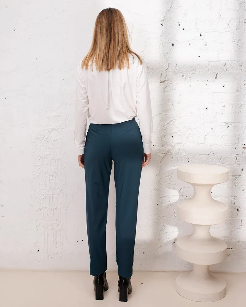Pantalon carotte Casablanca - Pétrole