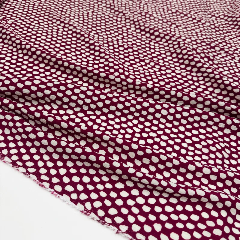 Tissu Viscose Crinkle - Lavera