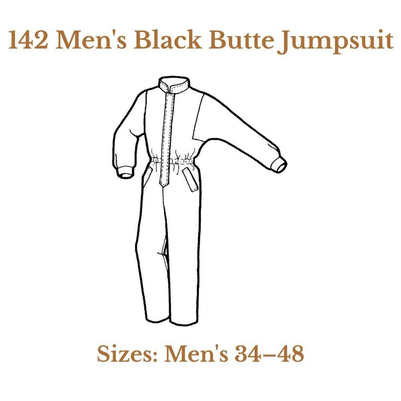 PATRON DE COUTURE PDF | 142 Combinaison Black Butte pour homme | The Green Pepper
