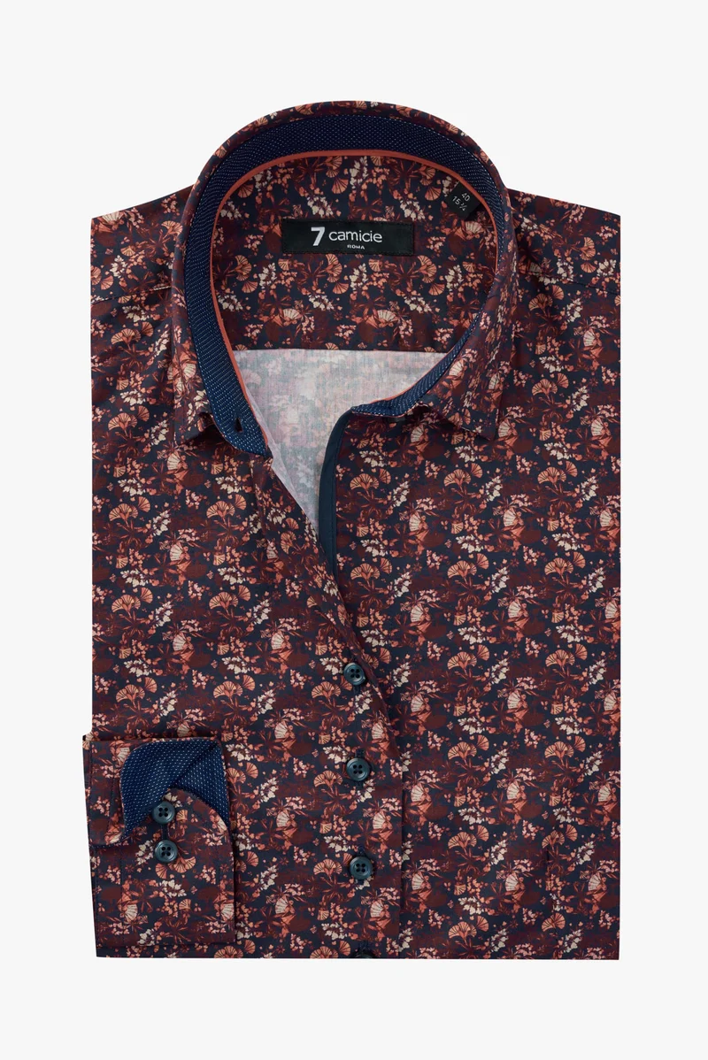 Beatrice Sport Poplin Women’s Shirt Blue Red